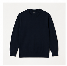 VERDI NAGGIO Pull Mérinos Extrafin marine